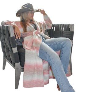 XIRENA Minta Duster Length Cardigan, Powder Pink, S